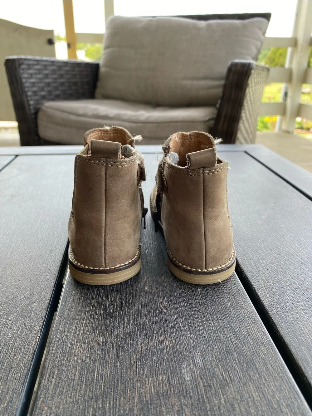 Jamie Kay Taupe Chelsea Boots for Kids